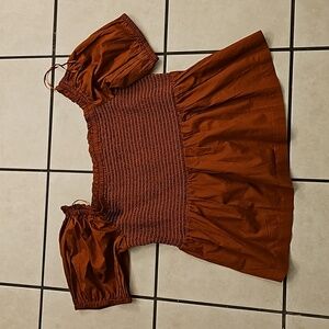 Old Navy Puff Sleeve Smocked Top